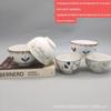 Novo Modelo Atacado Tigelas Estampadas 4,5-5 polegadas Padrão Pedra, Tigelas de Arroz Domésticas Modernas Fornecidas por Supermercados