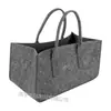 Bolsa de fieltro transfronteriza para suministros Bolsa de almacenamiento de artículos varios Bolsa de almacenamiento de leña no tejida Bolso de mano de gran capacidad