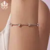 Pulseira Versátil Original Aifule Folha de Oliveira Material Cobre Banhado a Ouro Branco Moda Planta Joia de Mão Atacado Ornamentos Mulheres