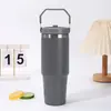 Copo térmico de grande capacidade 30oz para uso transfronteiriço com alça, copo de água térmico de aço inoxidável 304, copo de carro de grande capacidade, garrafa térmica
