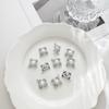 Vintage com acessórios de joias de pérolas de diamante colar pingente faça você mesmo brincos brincos coração de amor coração concha fecho flores