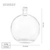 Nova Garrafa de Vidro às Vezes Transparente 250ml 500ml Garrafa de Vinho Garrafa de Vidro para Vinho de Fruta Bayberry Garrafa Vazia Garrafa de Cristal para Bebidas Brancas