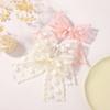 Nuevo Bordado Transfronterizo para Niños Encaje de Malla Lazo Princesa Tela Accesorios para el Cabello para la Temporada de Apertura Accesorios para el Cabello de Niños 4459