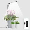 Nova luz LED para crescimento de plantas com plugue de terra em tubo redondo luz para suculentas luz LED para plantas em vaso luz para plantas com plugue de terra