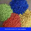 Fornecimento de partículas de PVC grânulos plásticos rígidos extrudados matéria-prima para prateleira de suporte de supermercado PVC promoção