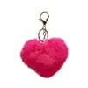 Suministro colgante de felpa en forma de corazón de amor, corazón de durazno, colgante en forma de corazón de pelo largo, bola de pelo de amor, colgante para coche, colgante para bolsa