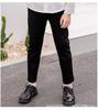 Pantalones de Traje para Niño Pantalones Blancos para Niño Grande Combinables Pantalones para Niño Estilo Coreano Negro Puro Pantalones de Otoño e Invierno Pantalones Casuales para Niño