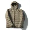 Alto Custo-Benefício 26 Outono/Inverno Novo Outdoor Leve Três-Resistente Quente Com Capuz Costela Algodão Jaqueta Algodão Homens Mulheres