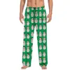 Pantalones de pijama de algodón imitación con estampado 3D, europeos y americanos, transfronterizos, casuales para el hogar, para hombre y mujer, con cordón, bolsillo lateral con solapa, pantalones para el hogar, pantalones