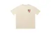 High Street Europeo y Americano Marca de Moda RHUDE Atardecer Cara Redonda de Corazón Impresión de Letras Nuevas Oversize Holgada Camiseta de Manga Corta