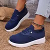 Zapatos de Mujer de Comercio Exterior Primavera y Otoño Zapatos de una Sola Pieza Suela Blanda Madre de Edad Media y Mayor Boca Poco Profunda Ligeros Cómodos Zapatos Casuales de Verano Zapatos de Tela Antideslizantes
