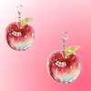 Llavero Acrílico Manzana de la Suerte Colgante de Dibujos Animados Creativo Lindos Accesorios para Mochila Regalo para Pareja Venta al por Mayor