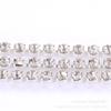 Cadena de taladro blanca con forma de país, taladro AAA de 2 mm a 4,2 mm, cadena de garra con diamantes de imitación de alta intensidad, material de taladro para palo de carcasa de teléfono móvil DIY