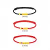 Shuibei Ouro Puro 999 Uma Vida Um Mundo Pequenas Contas de Ouro Fio Vermelho e Dourado Pulseira Fio Joias Transmissão Ao Vivo Fábrica de Origem Atacado