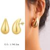 Pendientes colgantes transfronterizos europeos y americanos para mujer, diseño de alta gama, pendientes extragrandes con sentido del estilo retro de Hong Kong, joyería hueca para mujer.