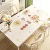 Mantel de Mesa de Dibujos Animados Sencillo, Sin Lavado, Impermeable, Resistente al Aceite, Lujo Ligero, Sensación de Alta Gama, Nuevo Modelo 2025, Mantel Protector de Superficie de Mesa de Café