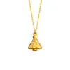 Collar de Árbol de Navidad de Plata Pura 999 para Mujer, Diseño de Nicho, Estilo Lujo Ligero, Cadena para Clavícula de Estrella, Colgante de Árbol de los Deseos Estilo Ins
