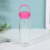 Vaso de Agua Portátil para Deportes al Aire Libre Vidrio Borosilicato con Cubierta de Silicona Vaso Anticaída Aislante de Calor Vaso para Coche