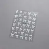 Adesivos para Unhas Fita Laço Estéreo Fino Resistente Laço Sapatilhas Decalques para Unhas DIY Joias em Relevo