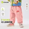 100% AlgodónPantalones Casuales para Niños Otoño Ropa de Otoño para Niños Pantalones Largos para Niñas Niños Medianos y Grandes Pantalones de Jardín de Infancia Ropa para Niños