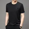 Camiseta Nueva de Verano para Hombre Manga Corta Camiseta de Hombre Cuello Redondo Moda Juvenil Marca de Moda Transpirable Camiseta Transfronteriza Cabello
