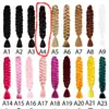 Peluca de Fibra Química Trenzas Grandes para Hombres y Mujeres Extensiones de Cabello Personalizadas 165g 41Pulgadas X-Pression Trenzas Cabello