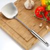 Pala wok de acero inoxidable con mango hueco, pala de cocina, utensilios de cocina para el hogar, pala de cocina gruesa, LOGO