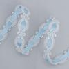 Accesorios de Encaje Lolita para Mujer Poliéster Código de Barras Bilateral Hueco Usar Cinta Encaje Soluble en Agua Bordado Cinta de Encaje