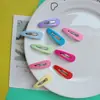 Novo Clipe BB Cor Macaron Acessórios de Cabelo Feminino Flor Estrela Laço Grampo de Franja Presilha de Cabelo Fofo Clipe de Cabelo Cor Arco-Íris