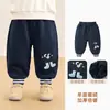 Pantalones de forro polar Kaka Panda para niños, pantalones largos cálidos de invierno para niños, ropa de invierno para niñas, pantalones de otoño/invierno para bebés y niños pequeños