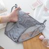 Nova Calcinha de Renda com Tule e Laço de Cetim Pura e Sexy para Mulheres, Calcinha Feminina de Algodão Puro na Virilha, Cintura Baixa