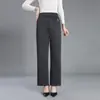 Ropa de Otoño para Mamá de Mediana Edad 2026 Nuevo Estilo Primavera/Otoño Verano Elegantes Pantalones de Pierna Recta Talla Grande Pantalones Casuales para Mujeres de Mediana Edad y Mayores