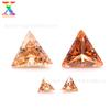 Color 5A19# champán 20# champán profundo circón triángulo al por mayor 4*4-10*10mm piedra desnuda circón