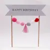 Enchufe para Pastel de Celebridad Cibernética Bandera con Borlas Arco de Encaje Enchufe de Unicornio Tarjeta con Purpurina Nuevo Enchufe para Repostería
