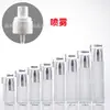 Cosméticos Más Vendidos en Mercados Extranjeros: Botellas Reutilizables, Botellas de Aceite Esencial, Cabezales de Bomba de Plata Brillante Acrílicos, Botellas de Spray para Loción Esencial de Aceite Escarchadas