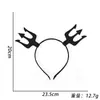 2025 Atravessando Fronteiras Amazon Festival do Fantasma de Halloween Vestido de Festa Chifre de Diabo Headband Grampo de Cabelo Headwear Atacado