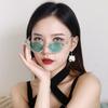 Óculos de sol retrô gatinho estreitos femininos coloridos festa presente da moda personalizados celebridade da internet moda óculos triângulo
