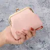 Nueva cartera moda mujer versión mini versátil monedero estudiante clip celebridad de internet bolsa para monedas monedero pequeño de gran capacidad