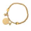 Ins Pulsera de Disco Simple Letra Estilo Frío Diseño de Nicho Moda Retro Europea y Americana Personalidad Exagerada Portero
