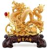 Divans Ornamentos de Dragão dos Doze Signos do Zodíaco, Presentes de Abertura Dourado Areia, Decorações Estilo Chinês para Casa, Escritório Decorações para Aumentar a Fortuna