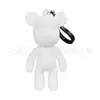 Llavero de Oso Líquido de Moda Más Vendido Llavero DIY Oso en Blanco al por Mayor del Fabricante para Puestos del Mercado Nocturno