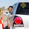 Ventosa Conductor Estudiante Por Favor Tenga Paciencia Coche Coche Pegatina Conductor Novato