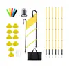 Set de escalera de agilidad, escalera de velocidad, conos marcadores, bandas de resistencia, cuerda de saltar, entrenamiento de fútbol, set de entrenamiento físico, transfronterizo