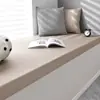 [La primavera no es demasiado tarde] alfombrilla moderna simple para mirador alfombrilla de ventana terciopelo teddy esponja extraíble y lavable tatami alfombrilla de balcón