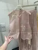 Nuevo Chaleco de Mujer Estilo Chino Primavera 2026 Nuevo Bordado Lentejuelas Cuentas Organza Estilo Nacional Capas Superior Chaleco de Mujer