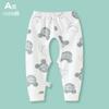 Calças compridas de algodão para bebês, calças de outono para bebês, roupa externa, leggings sem osso, recém-nascido, primavera e outono, quatro estações, mulheres
