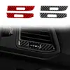 Aplicable a Seat Ateca 5F 16-25 Modificación Interior Fibra de Carbono Portavasos Panel de Consola Central Salida de Aire