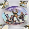 Tema de Juego de Tiroteo Transfronterizo Fiesta de Cumpleaños Fortnite Juguetes Suministros Mantel Vaso de Papel Plato de Cena Set de Banderines