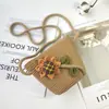 Bolsa tejida de paja para niños Yipan Estilo coreano Bolso cruzado de verano Moda para viajes al aire libre Bolsa decorativa Venta al por mayor