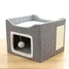 Nido para Gatos para Todas las Estaciones, Nido para Mascotas, Sofá para Mascotas, Villa para Gatos, Cama Plegable para Perros, Cama para Gatos, Suministros para Mascotas, Rascador para Gatos
